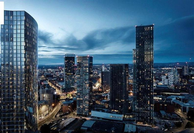 Luxury 2 Bedroom Apartment Manchester City Centre Ngoại thất bức ảnh